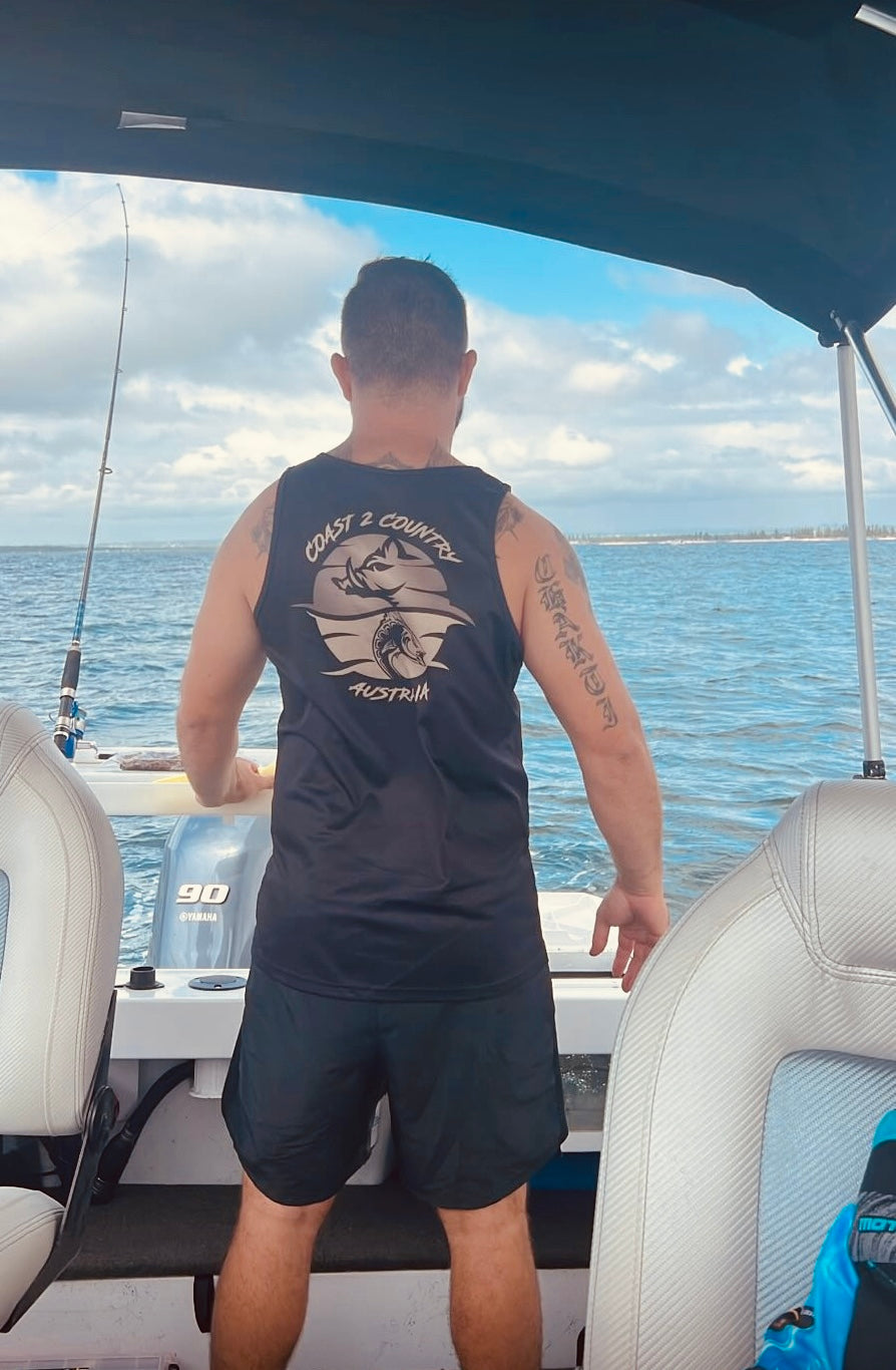 STONE CROC SINGLET