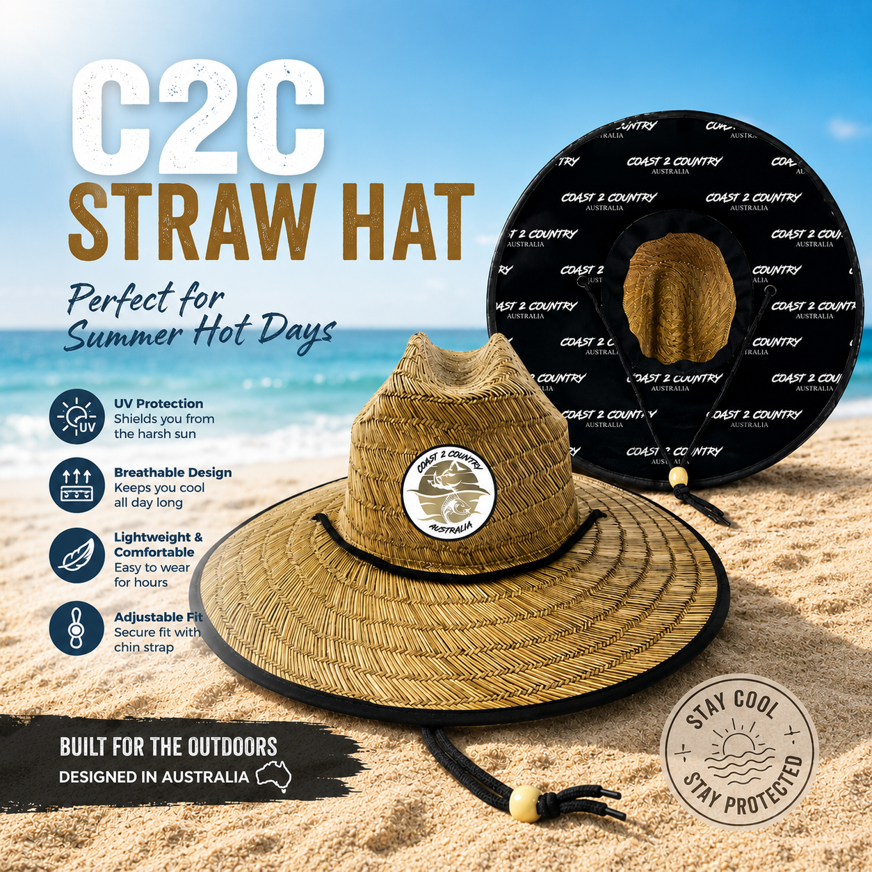 C2C STRAW HAT