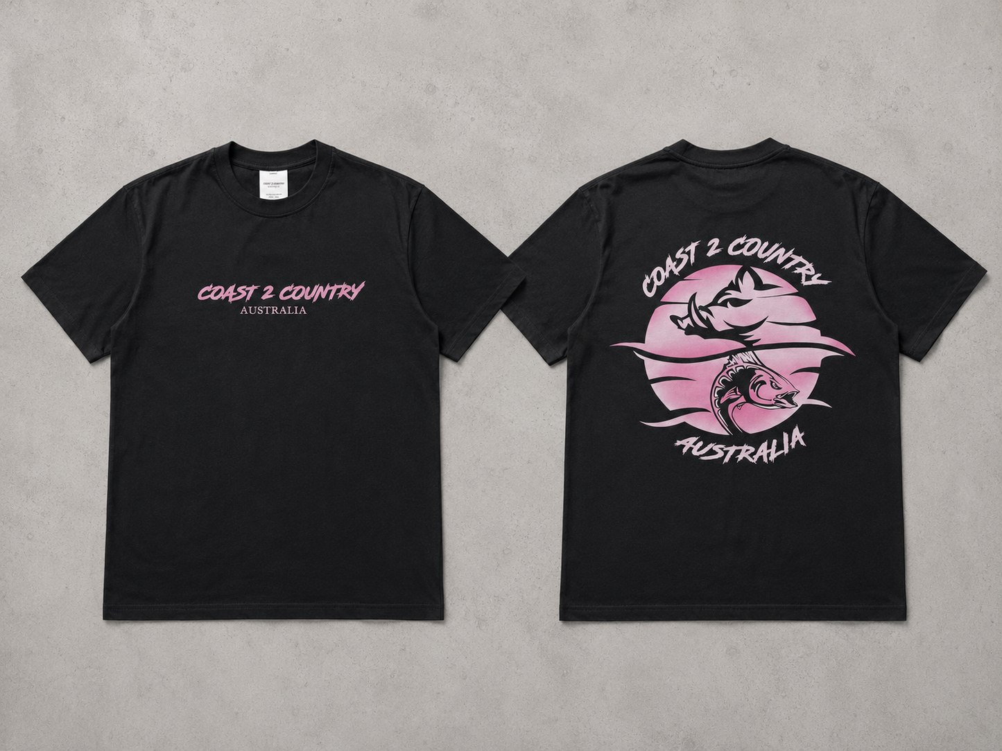 06 SHORT SLEEVE Pink LOGO