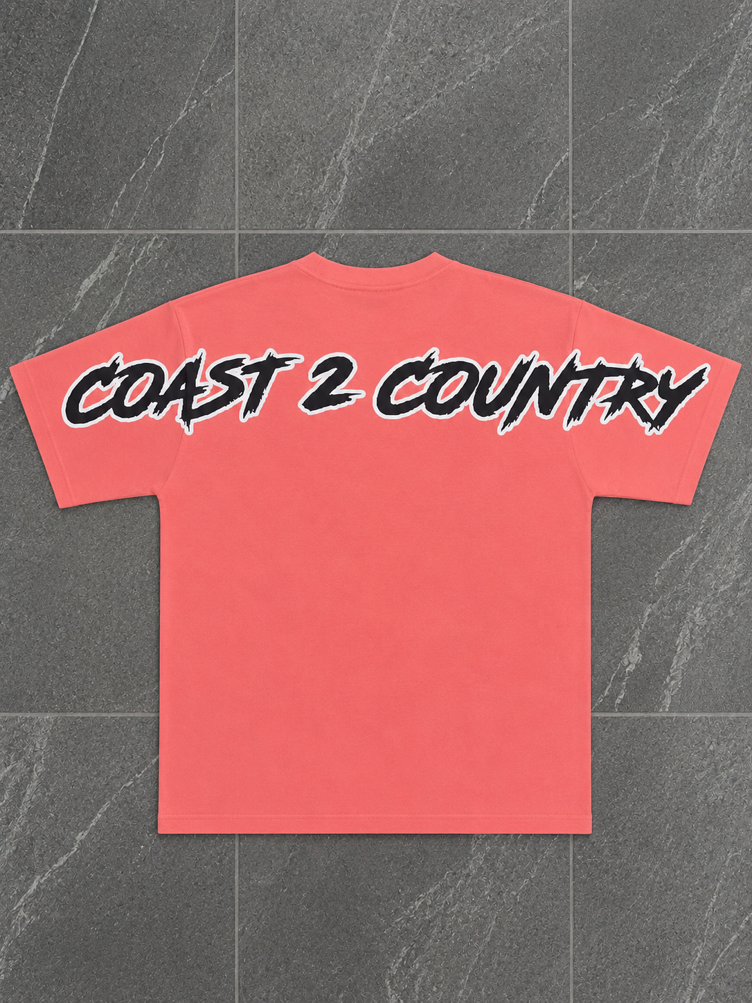 PEACH POWDER BLUE Tee