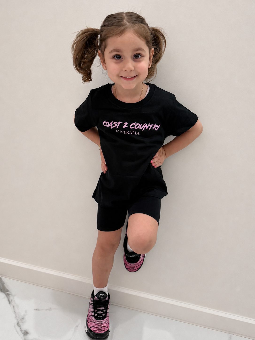 06 SHORT SLEEVE Pink LOGO