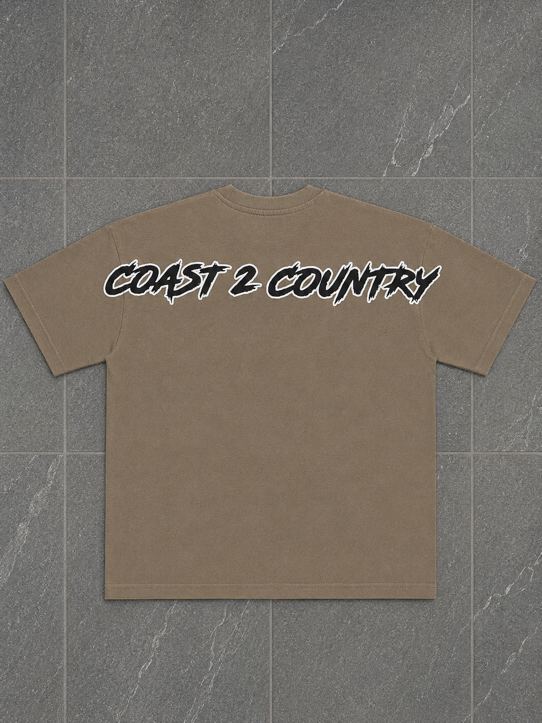 KHAKI LILAC tee