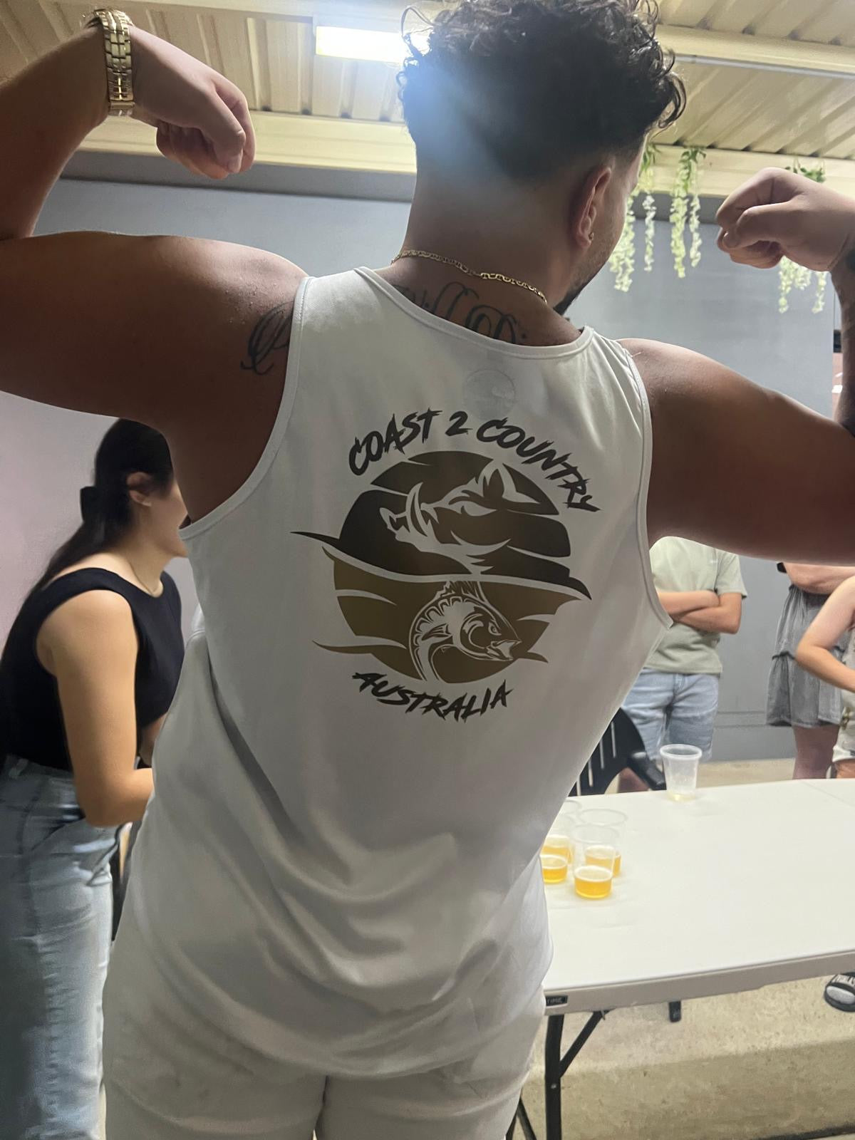 STONE CROC SINGLET