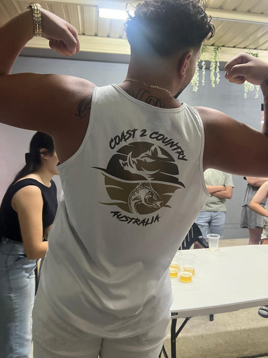 STONE CROC SINGLET