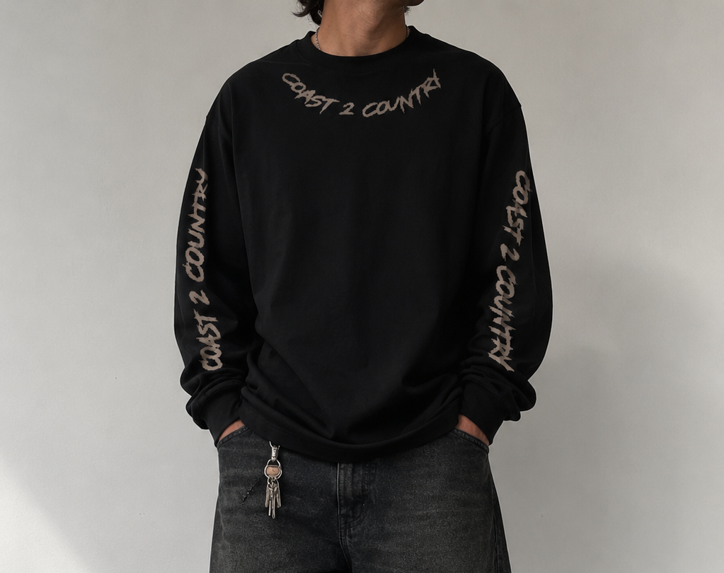 KHAKI DROP LONG SLEEVE