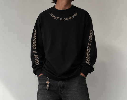 KHAKI DROP LONG SLEEVE