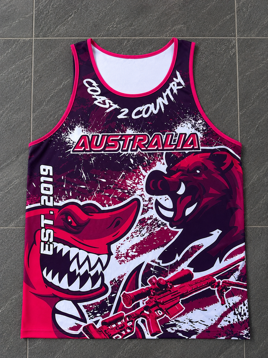 THINK PINK Singlet- Last stock