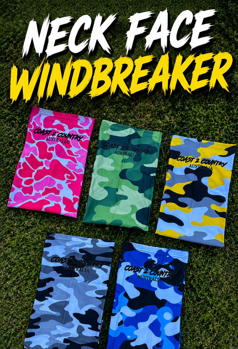 Neck Wind Breaker 5 COLOURS AVAILABLE