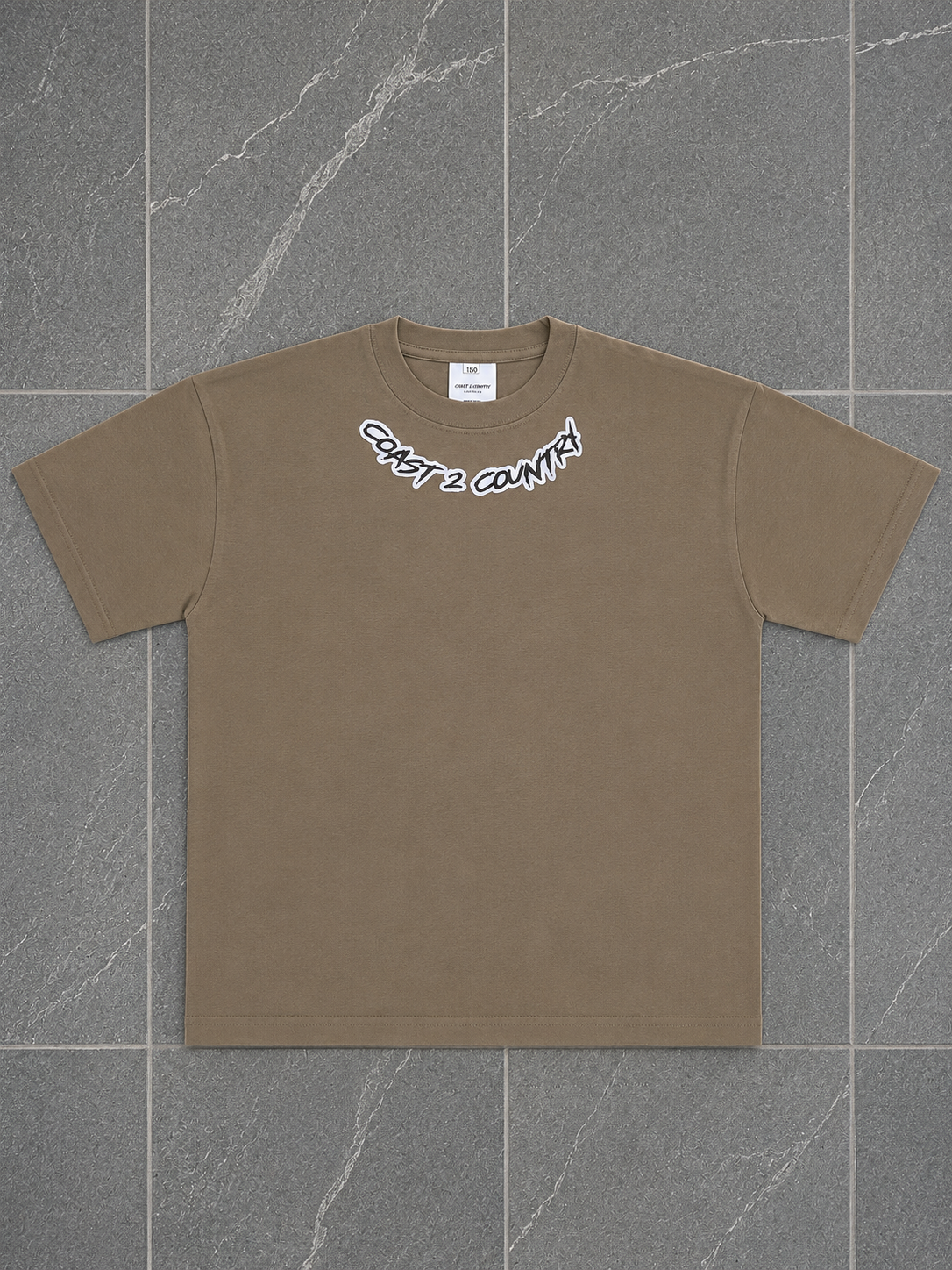 KHAKI LILAC tee