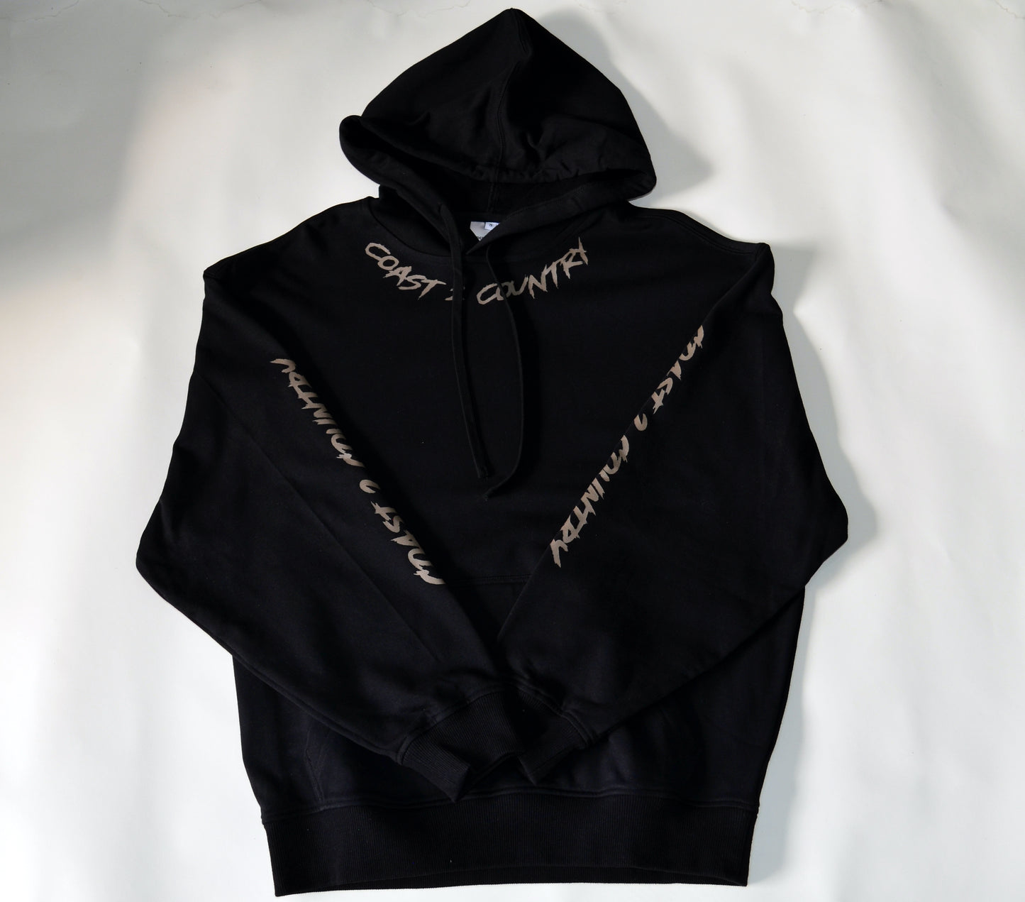 KHAKI LOGO HOODIE