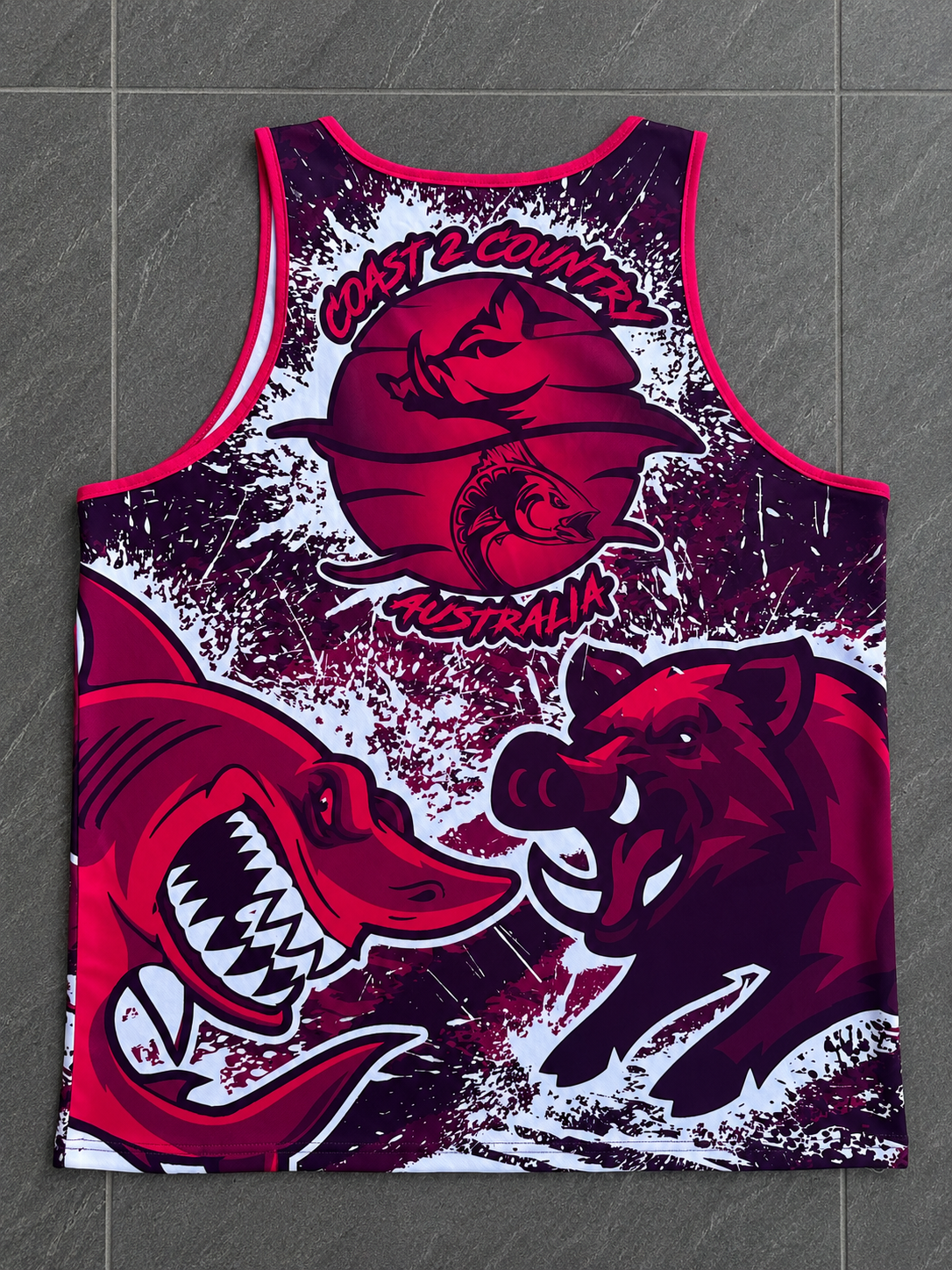 THINK PINK Singlet- Last stock